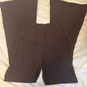 Aerie Offline flare crossover leggings